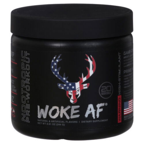 Woke AF Pre-Workout, Nootropic, 'Merica Rocket Pop