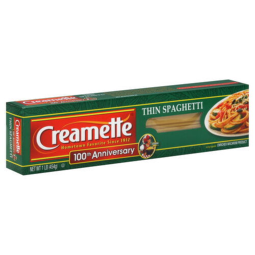 Creamette Spaghetti, Thin