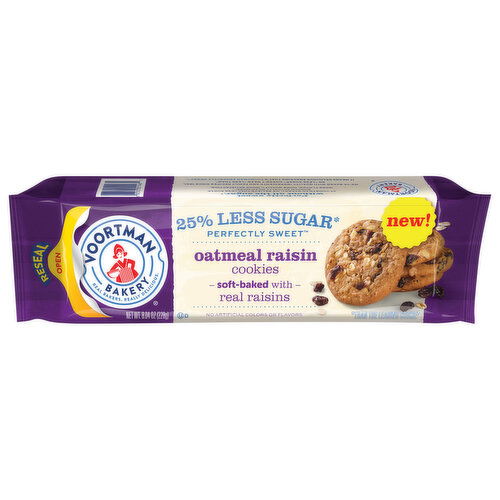 Voortman Bakery Cookies, Oatmeal Raisin