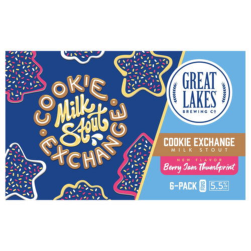 Great Lakes Brewing Co Cookie Exchange Milk Stout Berry Jam Thumbprint Beer