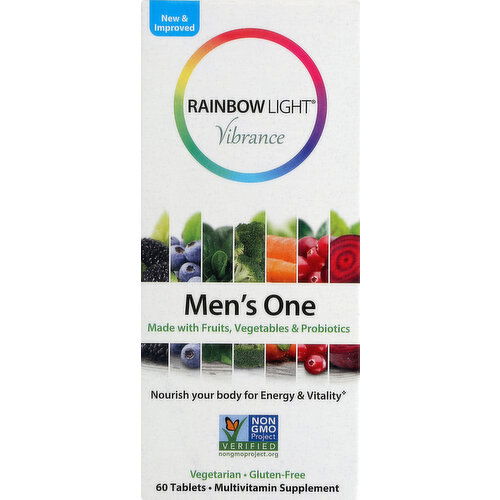 Rainbow Light Vibrance Multivitamin, Men's One, Tablets