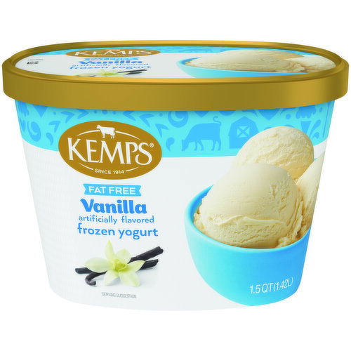 Kemps Fat Free Vanilla Frozen Yogurt