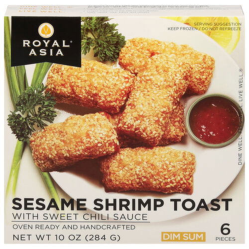 Royal Asia Sesame Shirmp Toast, Dim Sum