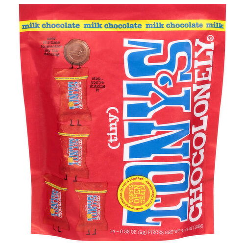 Tony's Chocolonely Milk Chocolate, Tiny