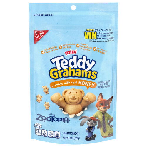 Teddy Grahams Minis Disney Zootopia Graham Snacks