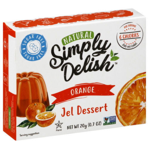 Simply Delish Jel Dessert, Orange