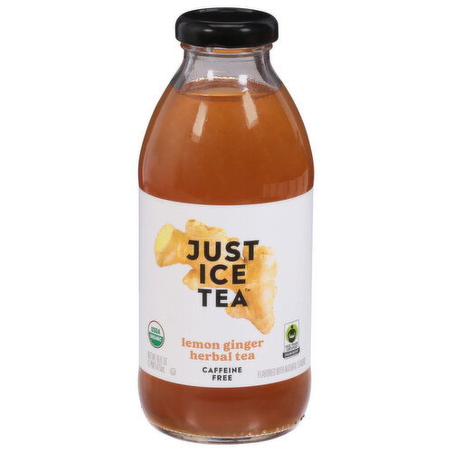 Just Ice Tea Herbal Tea, Caffeine Free, Lemon Ginger