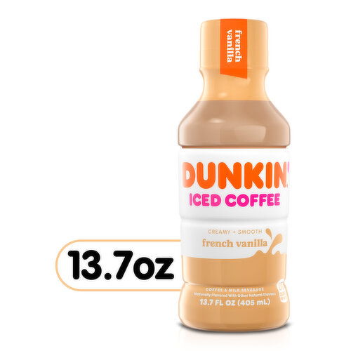 Dunkin'  French Vanilla Iced Coffee Bottle