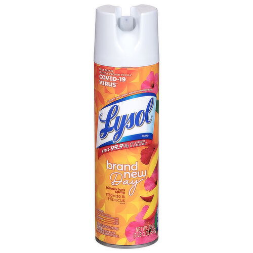 Lysol Disinfectant Spray, Mango & Hibiscus