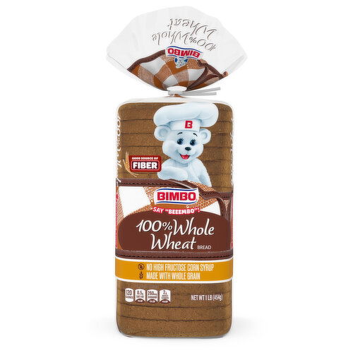 Bimbo Whole Wheat Product Bread, 16 oz