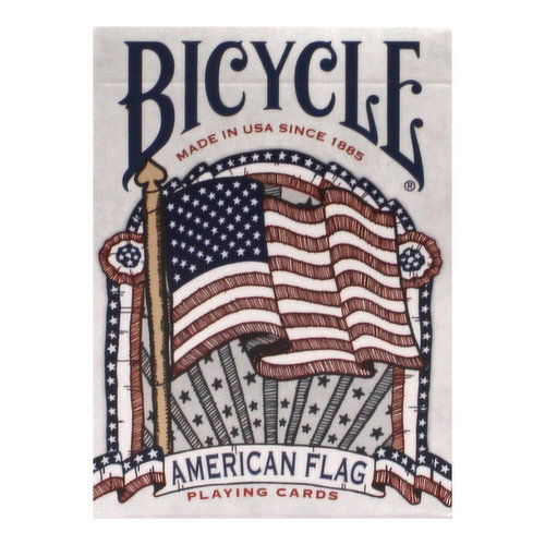 Bicycle Playing Cards, American Flag, Poker Size