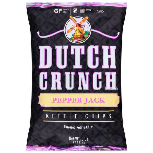 Old Dutch Foods Potato Chips, Kettle, Pepper Jack Flavored