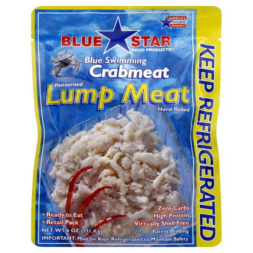 North Coast Brewing Blue Star Crabmeat, Lump Meat