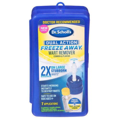 Dr. Scholl's Freeze Away Wart Remover, Dual Action