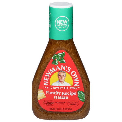 Newman's Own Dressing, Family Recipe, Italian