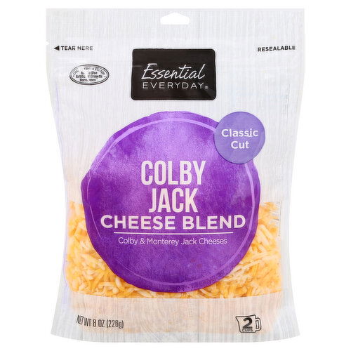 Essential Everyday Cheese Blend, Colby Jack, Classic Cut