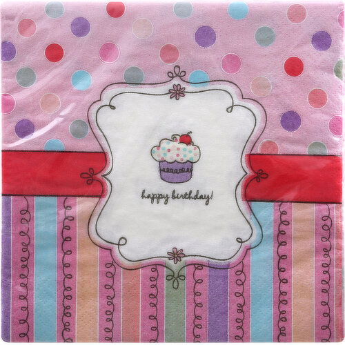 Amscan Lucheon Napkins, Sweet Stuff, 2 Ply
