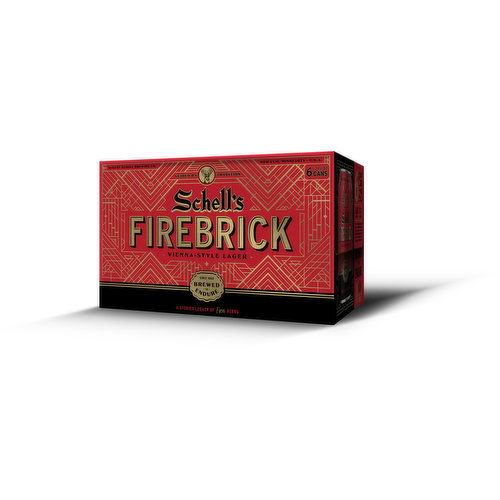 Schell's Amber Lager Firebrick 6 Pack Cans