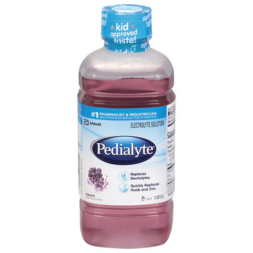 Pedialyte Electrolyte Solution, Grape