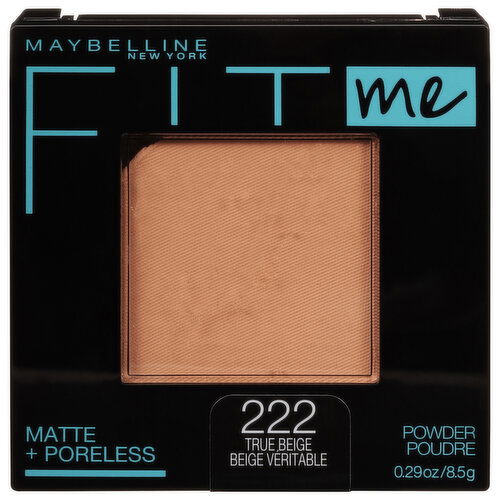 Fit me! Powder, Matte + Poreless, True Beige 222