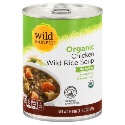 Wild Harvest Rice Soup, Organic, Wild, Chicken