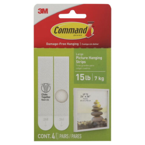 Command Picture Hanging Strips, Large