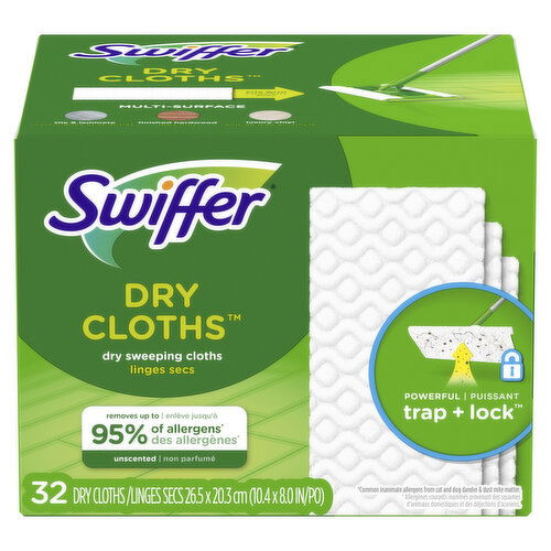 Swiffer Sweeper Sweeper Dry Sweeping Cloth Refills, Unscented