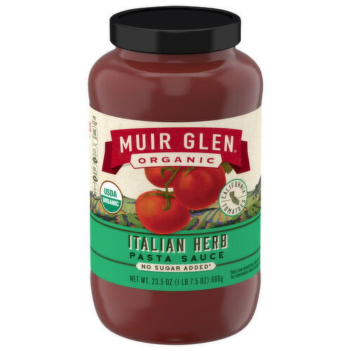 Muir Glen Organic No Sugar Added Italian Herb Pasta Sauce