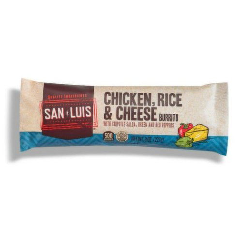 San Luis Chicken, Rice & Cheese Burrito