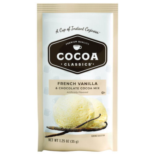 Cocoa Classics Cocoa Mix, French Vanilla & Chocolate