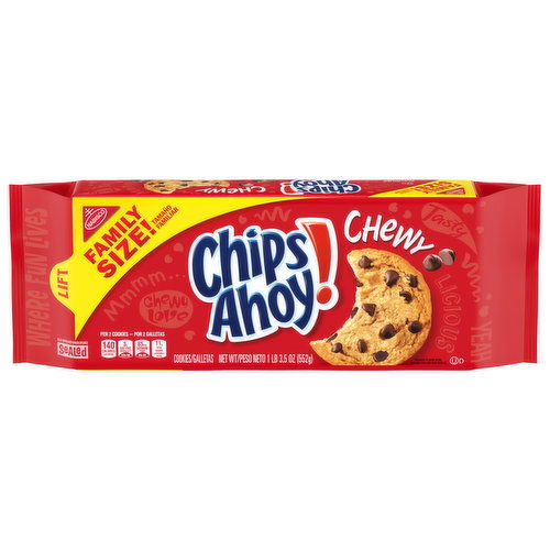 CHIPS AHOY! Chewy Chocolate Chip Cookies, Family Size