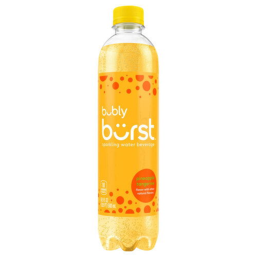 Bubly Burst Sparkling Water Beverage, Pineapple Tangerine