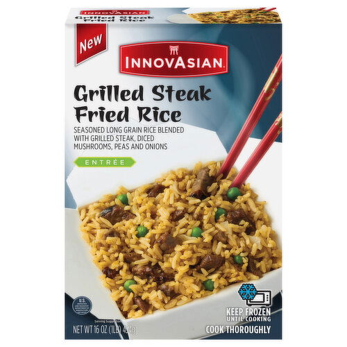 InnovAsian Fried Rice, Grilled Steak