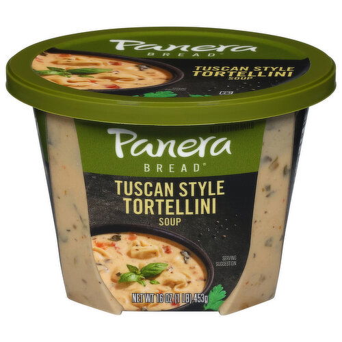 Panera Bread Tuscan Style Tortellini Soup, 16 OZ Soup Cup