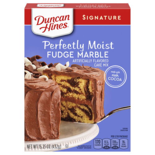 Duncan Hines Signature Perfectly Moist Fudge Marble Cake Mix