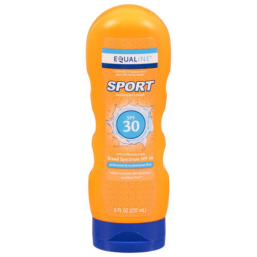 Equaline Sport Sunscreen Lotion, Broad Spectrum SPF 30