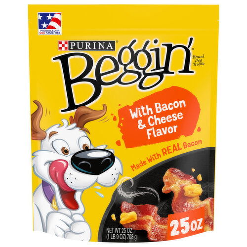 Beggin' with Bacon & Cheese Flavor Dog Treats