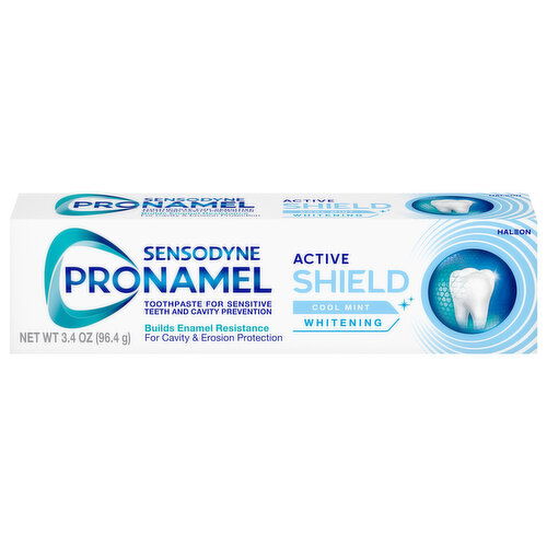 Sensodyne Pronamel Toothpaste, Whitening, Active Shield, Cool Mint