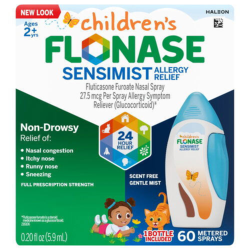 Flonase Sensimist Ages 2+ Yrs Children's Nasal Spray Allergy Relief