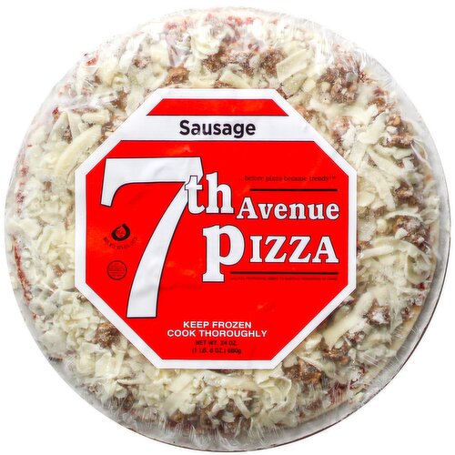 7th Avenue Pizza 12in, Sausage Pizza