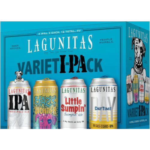 Lagunitas IPA Variety Pack 12pk, 12 oz cans