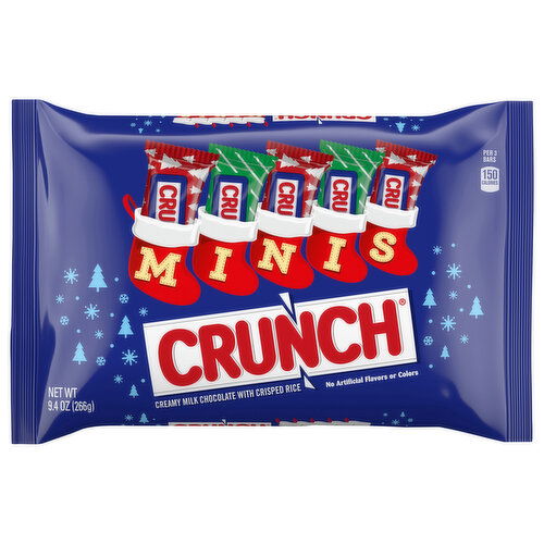 Crunch Milk Chocolate, with Crisped Rice, Creamy, Minis