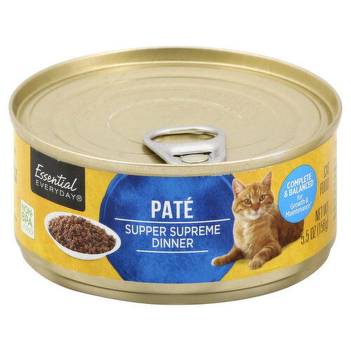 Essential Everyday Cat Food, Pate, Supper Supreme Dinner