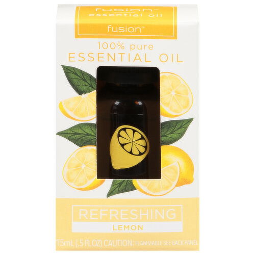 Fusion Essential Oil, Refreshing Lemon, 100% Pure