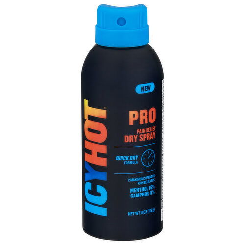 Icy Hot Pro Pain Reliever, Dry Spray