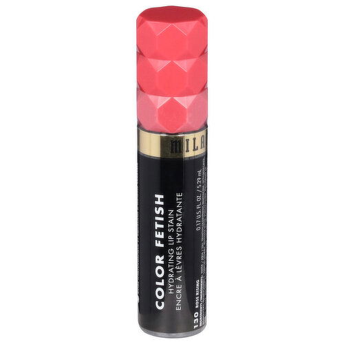 Milani Color Fetish Lip Stain, Hydrating, 130 Rose Rising