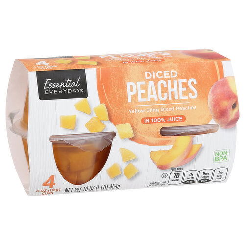 Essential Everyday Peaches, Diced