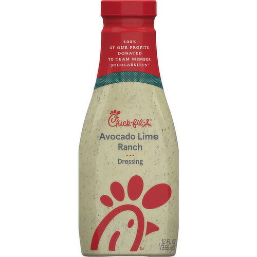 Chick-fil-A Avocado Lime Ranch Refrigerated Salad Dressing