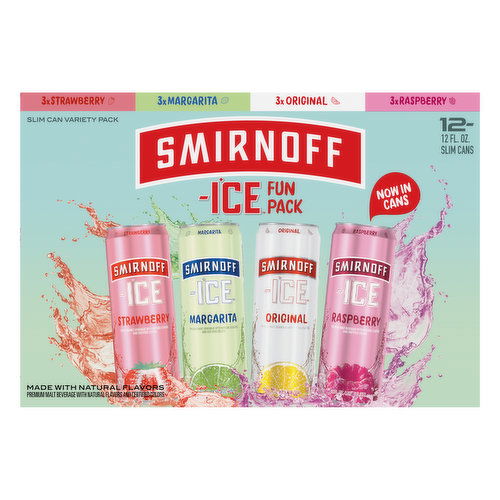 Smirnoff Ice Beer, Variety, Fun Pack