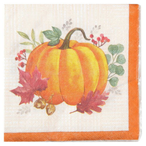 Party Creations Napkins, Harvest Wishes, 2 Ply